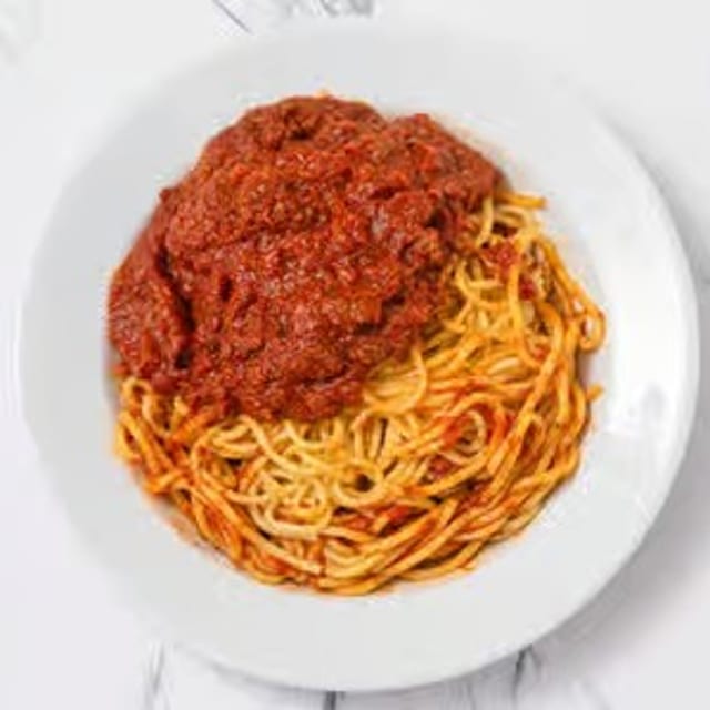 Spaghetti & Meat Sauce.